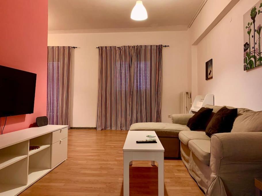 2 Bedroom Apartment 300 Meters Metro Aghios Loanis Athens Exterior photo
